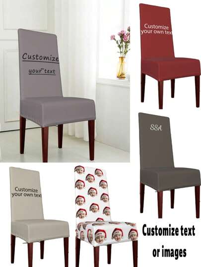 Customized Products/A Gift Customized/Customized Gifts For Her/Desk Chair Covers/ Monogrammed Chair Back Cover / Personalized Chair Cover / Design Your Own / One Size Fits Most