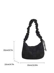 Fashionable Embroidered Large Capacity Versatile Urban Casual Ladies Shoulder Bag