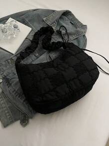 Fashionable Embroidered Large Capacity Versatile Urban Casual Ladies Shoulder Bag