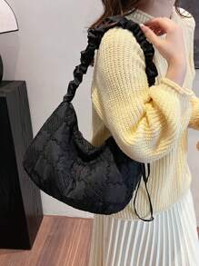 Fashionable Embroidered Large Capacity Versatile Urban Casual Ladies Shoulder Bag