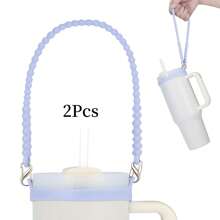 1/2 pièces Porte-bouteille d'eau avec sangle, convient aux bouteilles de 8 oz à 40 oz, sangle pour bouteille d'eau, compatible avec les accessoires de la tasse (tous les produits n'incluent pas les tasses d'eau)