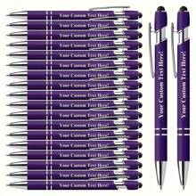 Customized Inspirational Metal Atomic Pen Set With Touch Pen - Smooth Writing, Medium-Sized Pen Tip, Retractable - Perfect For Office, School, Diary And Art Projects, Ideal As A Christmas Gift For Friends Back To School,Multi-Functional,Ornamental,Reusable,Modern,Colorful,Cute,Vintage,Cartoon,Kawaii,Funny,Workers,Clients,Students,Children,For Business/Work/Office,For School