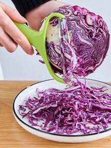 1/5pcs Large Cabbage Slicer, Purple Cabbage And Lettuce Slicer, Vegetable Peeler - Multicolor - View 2