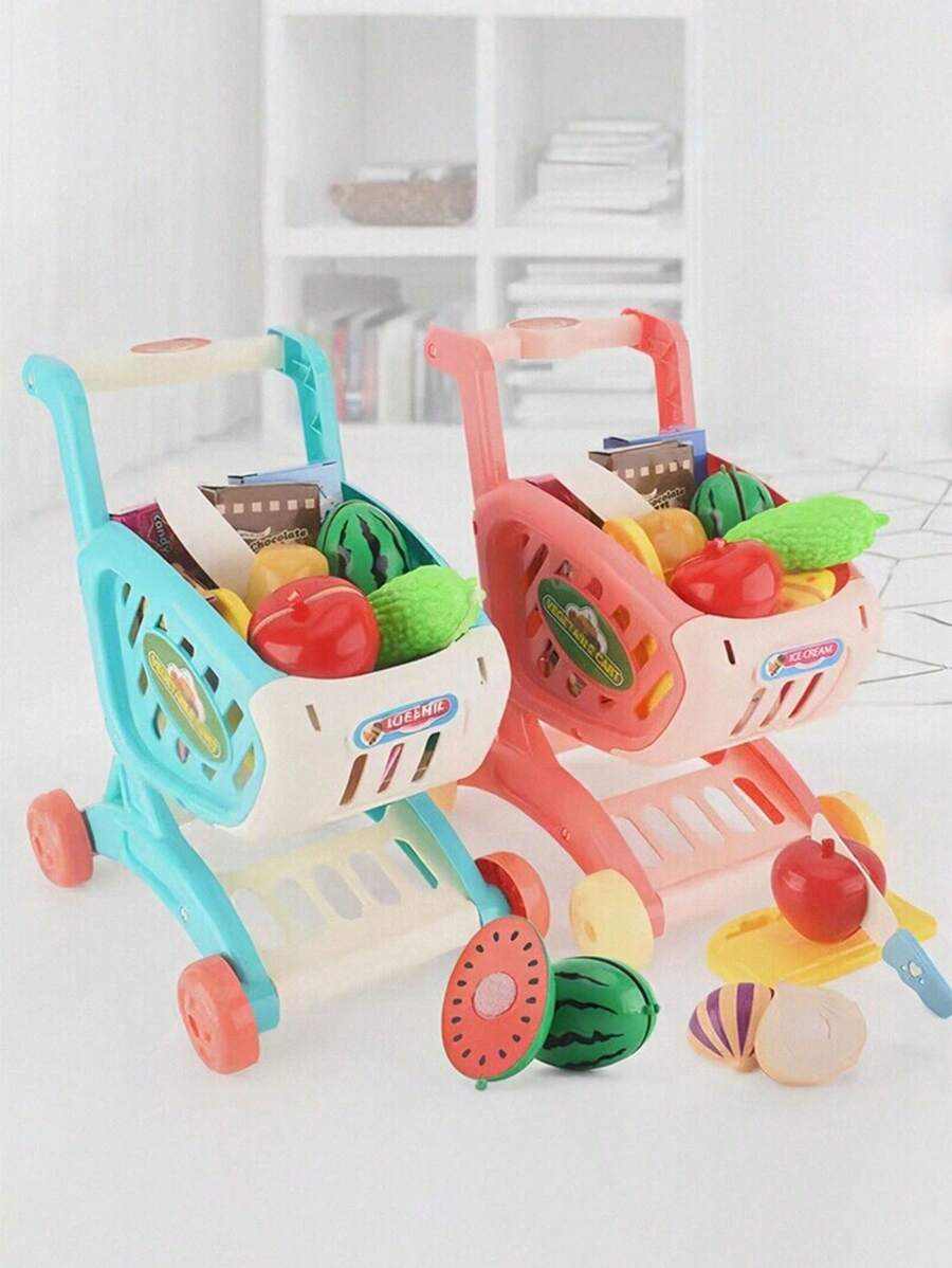 Chariot De Supermarché Jouet En Métal Pour Enfant - Jeu D'imitation 18+ Mois - Bigjigs Toys - 6