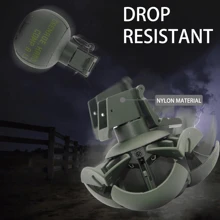 Juguetes de Granada Airsoft M67, Granada táctica de plástico, juego de batalla CS, juguete de granada de mano con anillo de tracción, modelo de utilería para roles, para mayores de 14 años