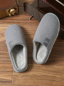 Pantuflas suaves y cálidas de felpa para hombres, zapatillas cómodas y antideslizantes para interiores y hogar, pantuflas de piel con suela plana para parejas, zapatos interiores silenciosos y cálidos para el invierno