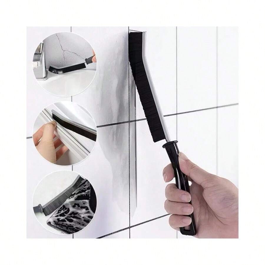 Kit 3 Magic Cleaning Brushes Scraper Dirt From Floor Windows Dirt Difficult Corners - 彩色 - 查看 1