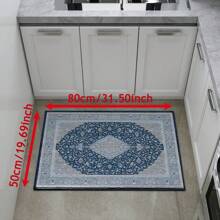 1 件家居装饰，仿羊毛地毯，波西米亚厨房地毯垫 - 防滑 TPR 背衬，适用于入口、门廊、室内使用 - 柔软、可机洗地板覆盖物，适用于客厅、浴室、卧室、游戏室、洗衣房、宿舍装饰 - FUYRDD055 - 查看 15