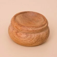 1 Stück vintage einfacher Holzsockel für Kristallkugel - modischer Heimdekoration Glaskugel Kristallkugel Ständer, Heimdekoration, Raumdekoration