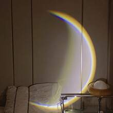 1 pieza Luz de noche de proyección de luz de luna, iluminación alimentada por USB, gadget romántico y fresco de fotografía de luz de luna LED para el fondo de la habitación, dormitorio familiar