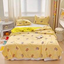 Colcha Edredón suave - oso de verano - Ver 2