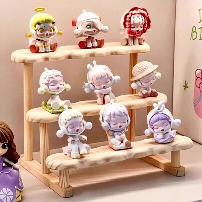 Kệ gỗ nhiều tầng, giá đựng nước hoa để bàn, kệ trưng bày bằng gỗ cho bộ ấm trà, tách cà phê, mỹ phẩm.