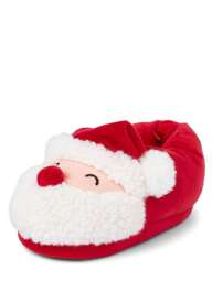 The Children's PLACE Unisex Toddler Matching Family Santa Slippers