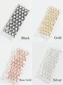 4 Stück/10 Stück Metall Spiral Haarclips für Hochsteckfrisuren, Winterhaaraccessoires für Frauen in Schwarz, Gold, Silber und Roségold zum Stylen von Frauenhaaren oder für den Einsatz in Make-up-Wäschen, Salon-Coiler, DIY-Haarknoten, Haarnadeln, Haarknoten-Maker, Haarteile, Haarstyling-Pins, Schulsachen