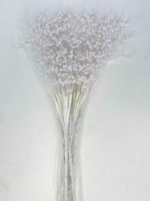 60pcs Mini Faux Pearl Bead Strands, Small Floral Wreath Beads, Bridal Wedding Faux Pearl Bouquet, Party Decor Faux Pearl Beads, DIY Floral Arrangement, Wedding Party, Home Decor Crafts, Valentine's Day, Gift Gifts Birthday Graduation