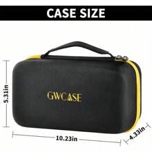 ALKOO Case Compatible With Brady M210/ BMP21-PLUS/ M210 LAB Handheld Label Printer. Sticker Maker Portable Storage Holder Bag With Pocket For Brady Authentic Labels, USB Cable And Accessories (Box Only) - Black - View 3