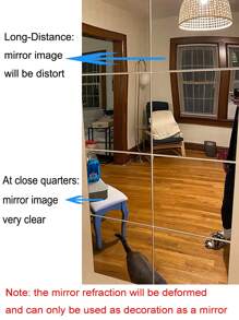 20x20cm 30x30cm Square Self-Adhesive Acrylic Wall Sticker Mirrors, Flexible Plastic Mirror Sheet Wall Decals Suitable For Doors, Bedrooms, Home Gyms,Minimalist Home Decor, Modern Stickers, Gift, Living Room Decor, Home Bedroom Refresh,Kitchen Ideas, Bathroom Decor,Stickers,Wall Decal, Vinyl Decal For Home Decorations,Spring Decoration Items Refresh Your Home,Rama Decoration Stickers - Multicolor - View 3