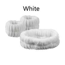 Set de 3 piezas de bandas para la cabeza, manos y muñecas hechas de franela de 12 colores, absorbentes y antideslizantes, para uso unisex en maquillaje, spa facial, yoga
