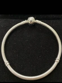 1 pièce Accessoire de mode haut de gamme en cristal pour femmes pour faire soi-même un bracelet de charme. La base convient pour un port quotidien et est un cadeau parfait pour les fêtes et anniversaires.