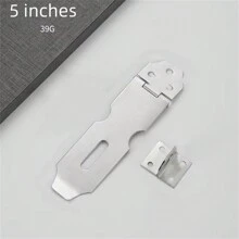 1pc/2pcs Stainless Steel Door Lock, Anti-Theft Lock Clasp Home Hardware Accessories To Make You Feel More Secure
