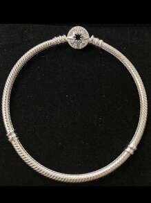 1 pièce Accessoire de mode haut de gamme en cristal pour femmes pour faire soi-même un bracelet de charme. La base convient pour un port quotidien et est un cadeau parfait pour les fêtes et anniversaires.
