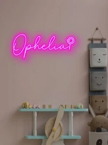 1 sztuka, niestandardowy neonowy znak LED dla dzieci - 9 stylów wzorów do wyboru, prezenty dla dziewcząt i chłopców, spersonalizowana dekoracja pokoju, prezenty neonowe, kolorowe neonowe znaki 3D, niestandardowe neonowe znaki, stylowe prezenty świąteczne, nowoczesne, kolorowe, kawaii, urocze, słodkie, swobodne, niestandardowe, spersonalizowane, wyjątkowe, dostosowane, syn, córka, na dzień dziecka, sypialnia, salon powrót do szkoły