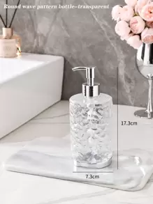 1 Stück nachfüllbare Badezimmer Flüssigseife/Shampoo/Toner Spender Flasche, Pumpflasche für Duschgel und Kosmetik Badezimmer Dekoration Herbstdekoration Schulanfang - Verschiedenfarbig - Übersicht 20