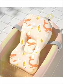 Estera flotante con forma de ballena, esponja y red para el baño de bebé, cómoda para el baño del bebé, apta para uso diario - Multicolor - Ver 7