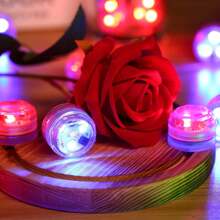 Battery Powered Small Led Lights, Mini LED Lights With Remote Control, 13 Colors And 4 Color Changing Modes Tea Lights For Wedding, Party, Christmas Decorations, Birthday Decorations, Halloween Decorations, Small Night Lights For Paper Lanterns Decor, Mini Pumpkin Lights For Inside Pumpkin