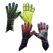 2025 Newest 1Pair Goalkeeper Goalie Soccer Gloves Adult Goal Keeper Field Player Glove Embossed Anti-Slip Latex Palm Soft (Size 6-10),Spring Outdoor Sports, Valentine's Gift