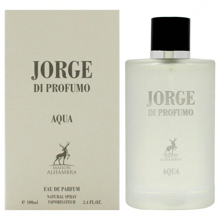 Jorge Di Profumo Aqua By Maison Alhambra For Men - 3.4 Oz EDP Spray - Clear - View 1