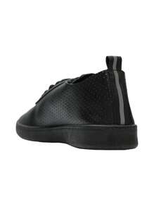 Lace-Up, Breathable, Hollow-Out, Versatile, Casual, Soft-Soled Sneakers - Black - View 6