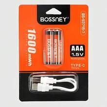 Paquete 2 Pilas AAA Recargables Usb Tipo C 1600mAh 1.5v - aaa - Ver 2