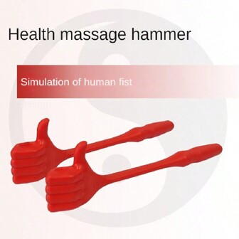 1 件家用按摩锤敲击棒锤经络手持式仿拳敲击棒捶颈肩腿膝、学校、返校、旅行、旅行必需品、家居必需品、水疗、按摩工具、按摩、按摩器、水疗