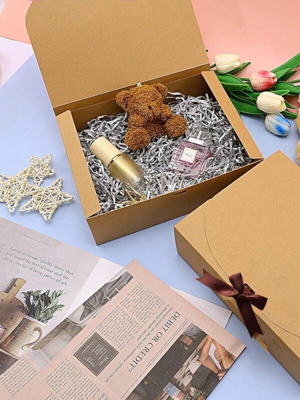 2pcs Square Gift Boxes, Flip Cover Gift Packaging Boxes, Wedding Favors, Birthday Holiday Gift Boxes Valentine Day