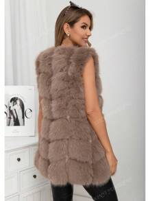 2024 New Arrival Faux Fur Casual Oversized Jacket, Cozy & Warm Outerwear