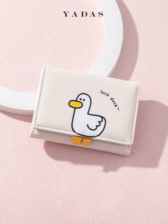 YADAS Duckling Design Compact Wallet Suitable As A Gift Wallet Small Card Case Gifts For Women Wallet Purse Wallet Small Wallet Cute Wallet
