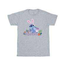 Disney Chłopięca koszulka Lilo & Stitch Hippity Hop Stitch (Sport Grey)