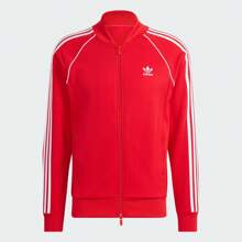 Adidas Originals 2024 Men's SST TT Knit Jacket Without Hood IL2494 - Red - View 1