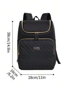 17L Large Capacity Insulated Backpack Fashion Insulation Meal Bag - Perfect For Camping & Picnics Waterproof And Leakproof Oxford Car Ice Case Dinner Food Fresh Keeping Box With Zipper Adjustable Shoulder Strap Multiple Colors Back To School Supplies Bag For School School Accessories School Stuff - Multicolor - View 4