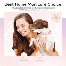 Modelones 40 Pcs Gel Nail Polish Set 36 Colors Popular Goddess Athena Collection Gel Polish Shimmer Glitter Nail Polish Set With 4 Pcs Nail Primer Gel Base Matte And Glossy Top Coat For Girls Women - 彩色 - 查看 8