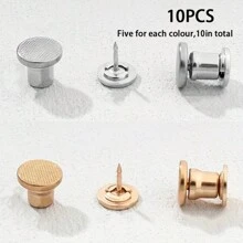 5/10 对锌合金裤腿下摆夹，裤腿固定扣，无需缝纫吊带扣，可调节腿带闭合学校 - 彩色 - 查看 23