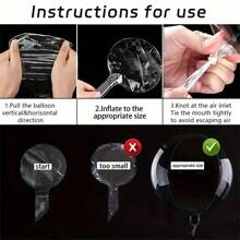 10/25 Opakowanie 10/12/20/24-calowych przezroczystych balonów falistych, używanych na wesela, urodziny, walentynki, rocznice, dekoracje imprezowe