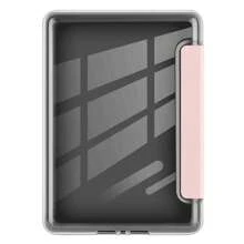 Étui pour Kindle Paperwhite 12ème génération 7" 2024, Kindle 11ème génération 6" 2024, KPW 1/2/3, Kindle Paperwhite 11ème génération 2021, Kindle 11ème génération 2022 6 pouces, Kindle 10ème génération 2019, Kindle Paperwhite 10ème génération 2018, Transparent ultra clair souple et flexible Couverture arrière en TPU avec fonction de veille/réveil automatique pour Kindle Paperwhite (rose)