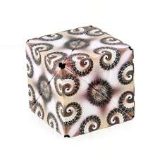 Black And White 3D Magic Cube Geometry Puzzle Puzzle Thanksgiving Christmas Gift Classic Decompression Infinite Inversion Cube