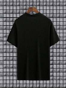 Camiseta Masculina Streetwear  aranha meio Camisa style lançamento Algodão premium mais vendidas - Preto - Visão 2