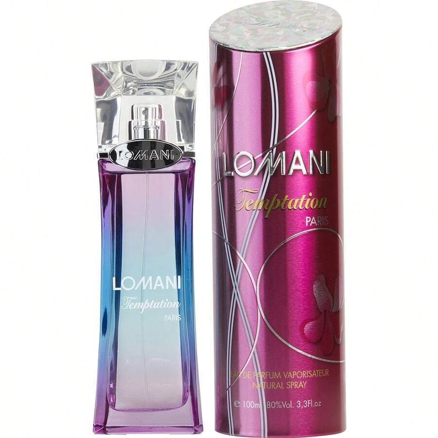 Lomani Red Berries, Peach, Tangerine, Amber, White Wood Women Eau De Parfum Spray 3.3 Oz   3.3 Oz Fragrance