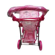 Tek Stroller Toy Doll Import - 粉色 - 查看 4