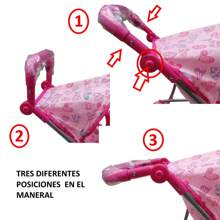 Tek Stroller Toy Doll Import - 粉色 - 查看 7