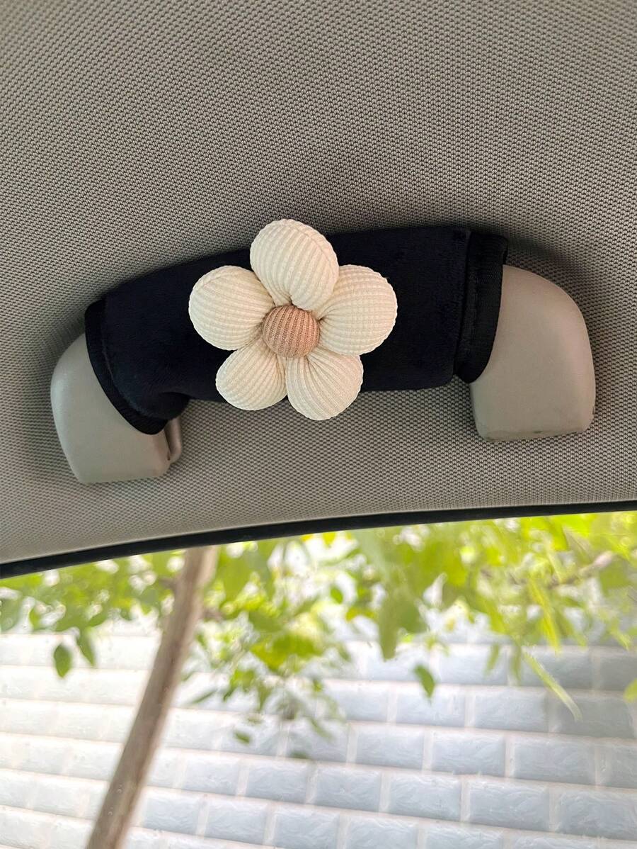 1 件创意可爱车门把手套，通用汽车内饰装饰花和蝴蝶结车门把手套 - 1個裝 - 查看 1